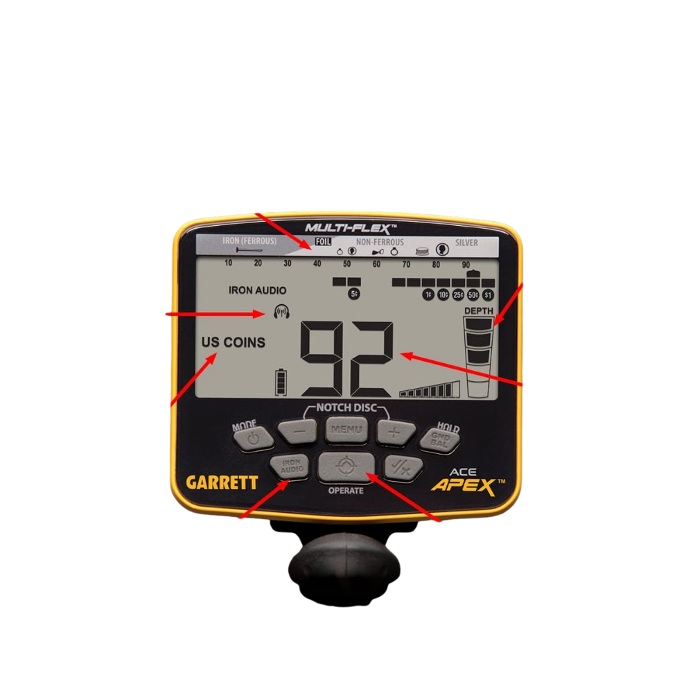 Garrett ACE Apex Multi-Frequency Metal Dedektör
