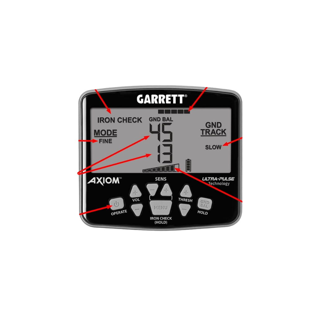 Garrett Axiom Metal Dedektör